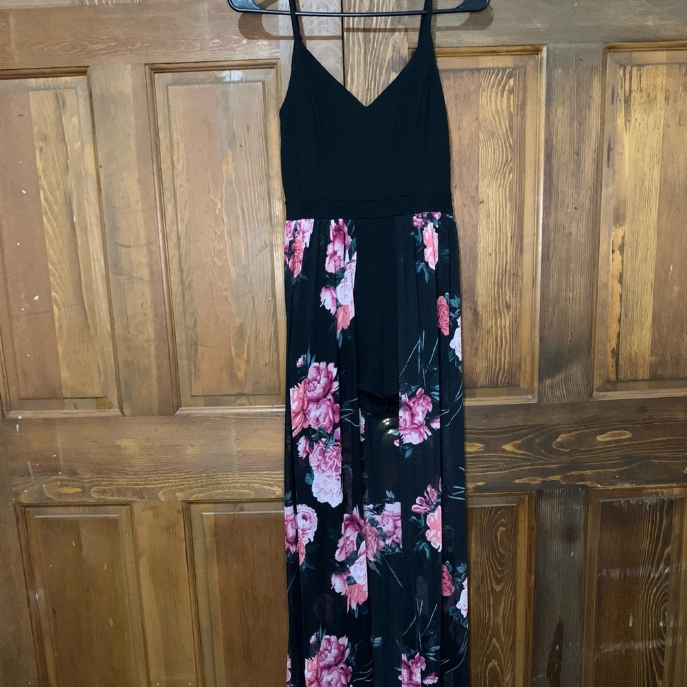 Floral dress with shorts